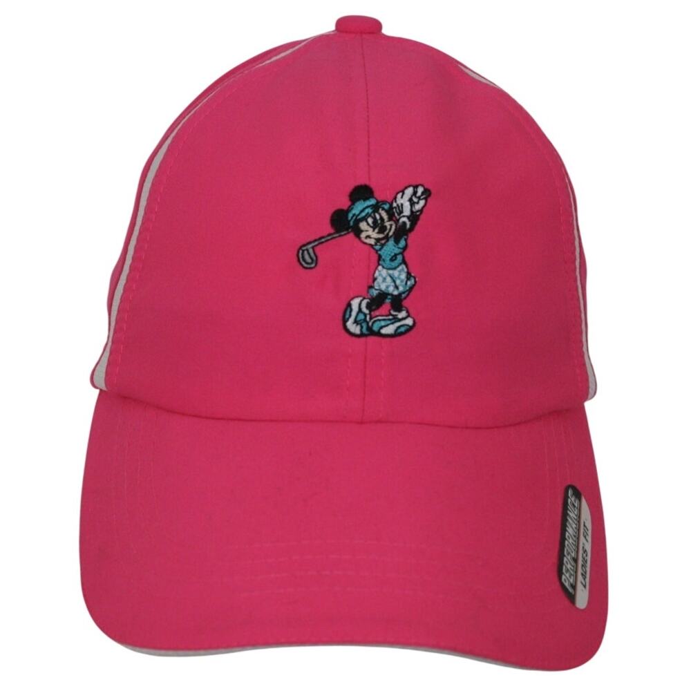 Vintage Mickey Mouse Disney Kate Lord Ladies Fit Performance Pink Golf Hat Cap